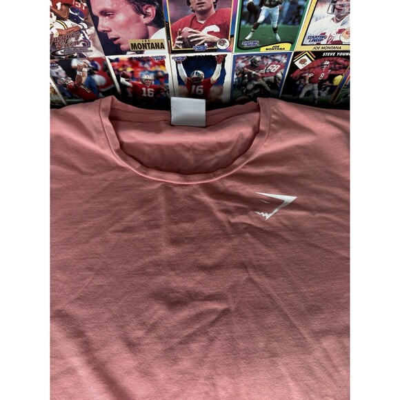 Gymshark Men's Essential Oversized T-Shirt Terracotta Pink Size: Medium Gym - Picture 2 of 6